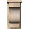 Ekena Millwork Newport Rough Sawn Corbel w/Backplate, Douglas Fir, 8"W x 12"D x 16"H COR08X12X16NEW01RDF - alternate 2